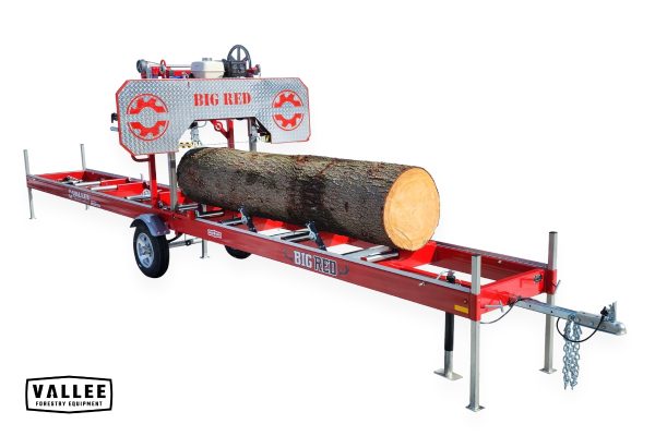Big Red Vallee Portable Sawmills - Vallee Forestry Equipment