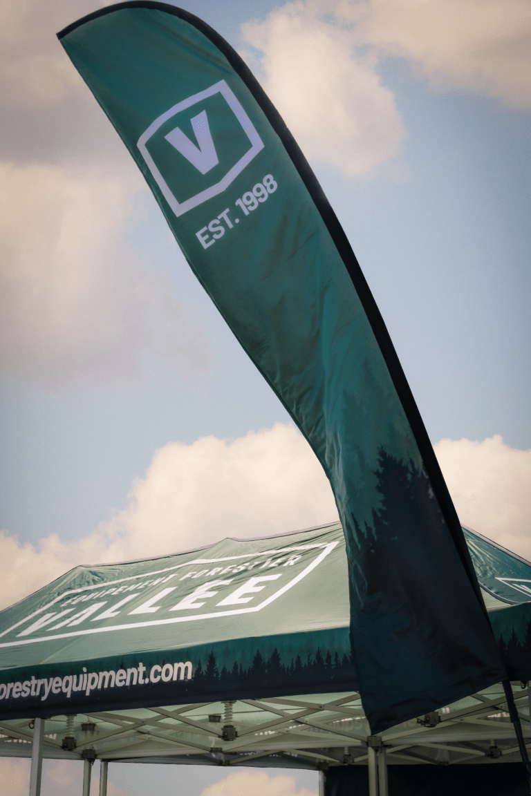 Vallee forestry equipment flag about us