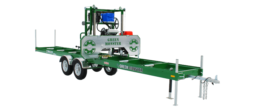 vallee portable sawmill green monster