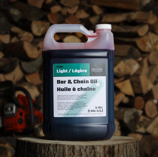 Chain and bar oil for chainsaw