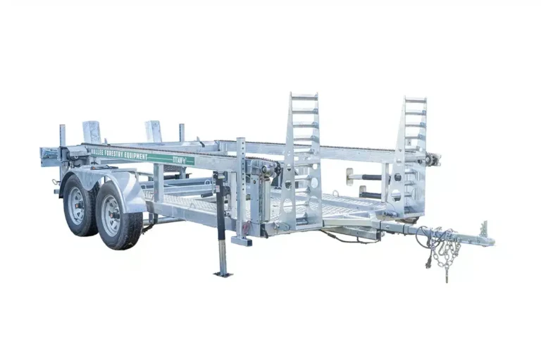 TITAN ROAD TRAILER Hydraulic Infeed Log Table